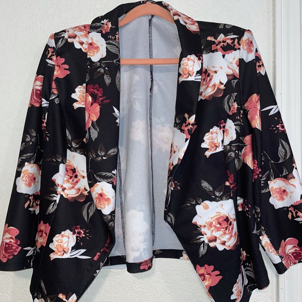 Floral Blazer